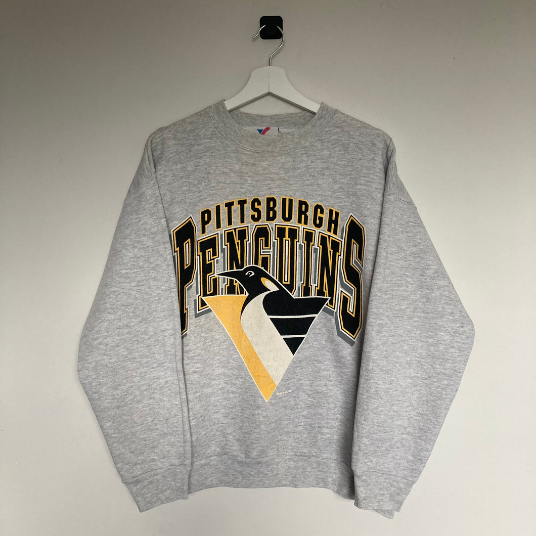 Sweat vintage made in USA Pittsburg Penguins 1991 NHL (M)