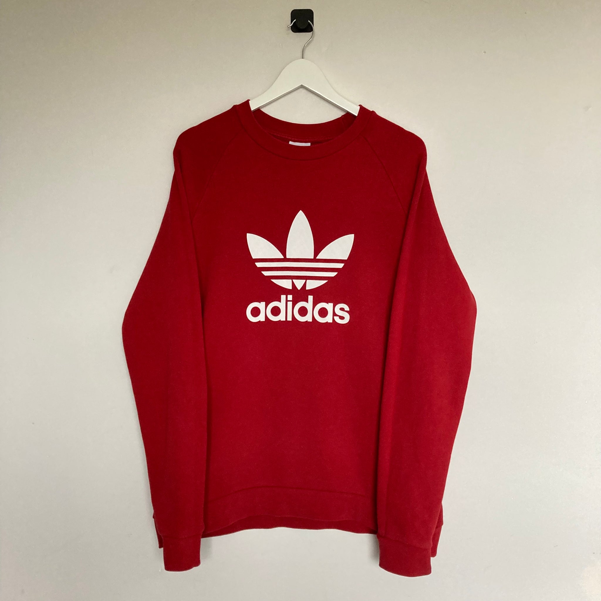 Sweat adidas rouge et blanc on sale