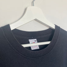 Charger l&#39;image dans la galerie, T-shirt noir imprimé au dos (M oversize / L)
