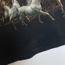 Charger l&#39;image dans la galerie, T-shirt graphic noir animal / horse (M)
