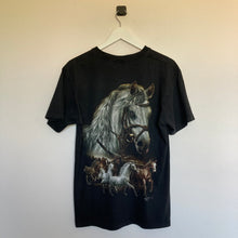 Charger l&#39;image dans la galerie, T-shirt graphic noir animal / horse (M ou S oversize)
