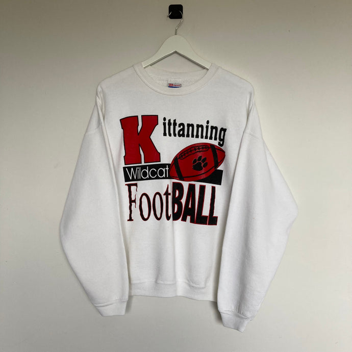 Sweat vintage blanc 90’s Wildcat Football