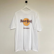 Charger l&#39;image dans la galerie, Tee-shirt vintage blanc Hard Rock Café San Diego made in USA 90&#39;s (XL)
