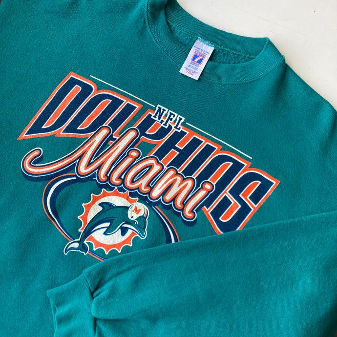 Sweat vintage homme Dolphins Miami NFL Logo 7