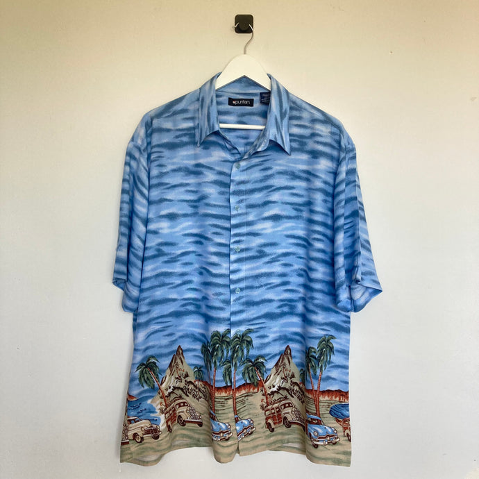 chemise hawaienne vintage à fleurs ou à motifs homme - magnum