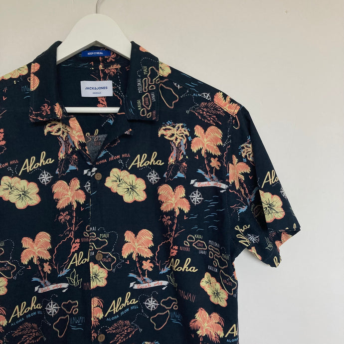 Chemise hawaïenne à fleurs Jack and Jones pour homme