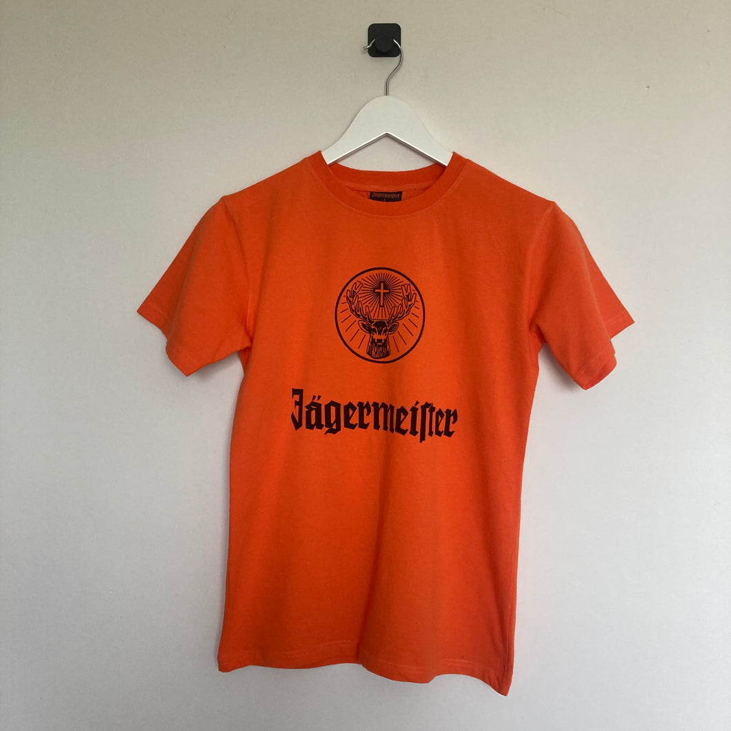 Tee shirt orange Jagermeister (XS femme)