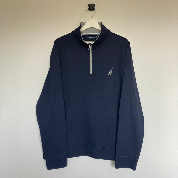 pull-nautica-bleu-fonce-homme