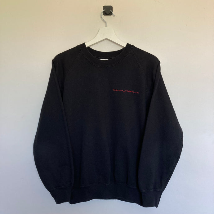 Sweat noir logo brodé