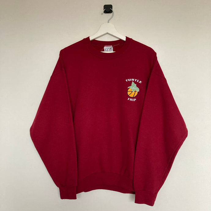     sweat-turtle-frip-vintage-bordeaux
