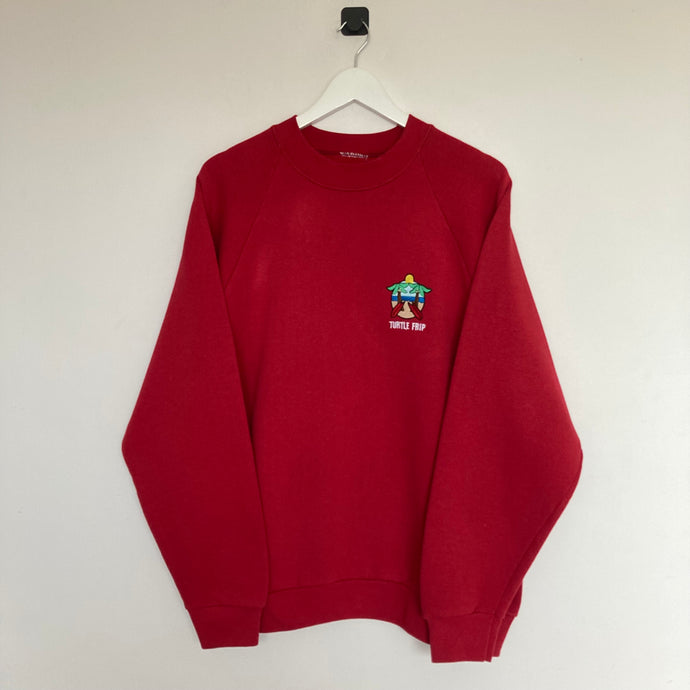    sweat-turtle-frip-vintage-rouge-homme