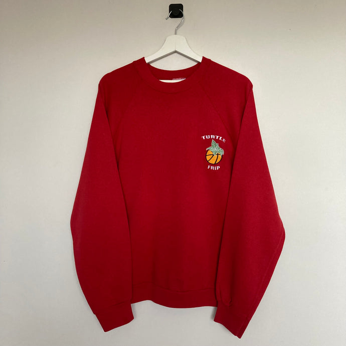     sweat-turtle-frip-vintage-rouge-homme