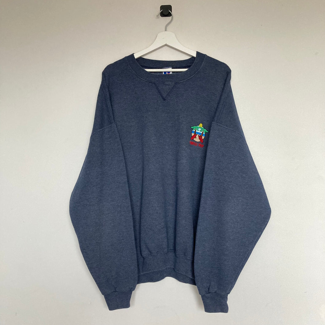     sweat-turtle-frip-vintage-russell-athletic-bleu