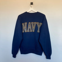 Charger l&#39;image dans la galerie, sweat-vintage-bleu-marine-navy-usa
