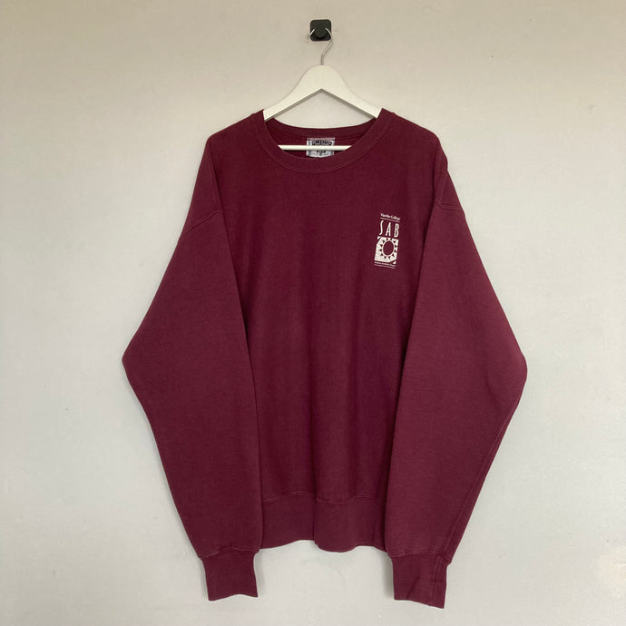 sweat-vintage-homme-90s-bordeaux