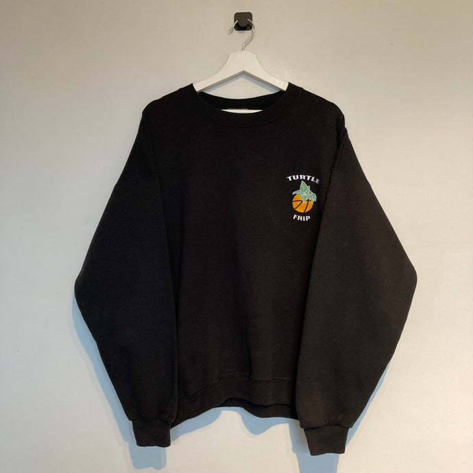      sweat-vintage-turtle-frip-homme-oversize-noir