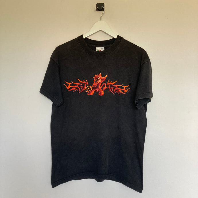 t-shirt-noir-vintage-a-motif