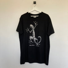 Charger l&#39;image dans la galerie,     t-shirt-vintage-homme-noir-a-imprime-motif-animal
