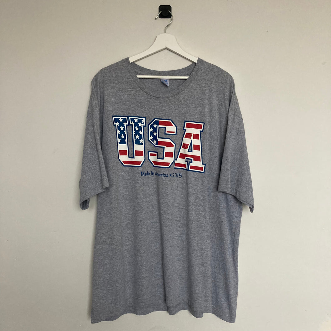 T-shirt graphique USA gris (2XL)